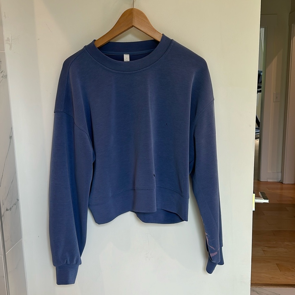 Lululemon soft stream crew neck sweatshirt